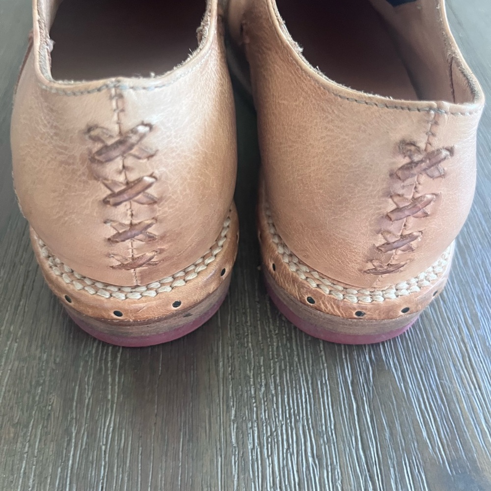 BED|STU NEW Women’s Rose Slip on Loafer size 9 Bone Dip Dye - Picture 4 of 8